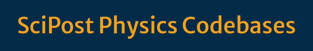 SciPost Physics Codebases logo